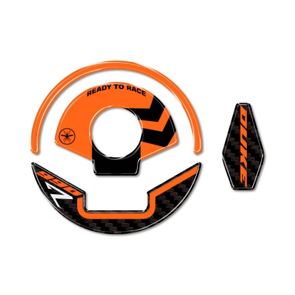 Adesivo Gel 3D Tappo serbatoio moto compatibile con KTM 990 Duke R 2025
