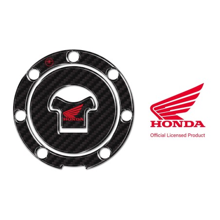 Adesivo Honda Protezione tappo serbatoio moto a 7 fori - Logo Honda Rosso