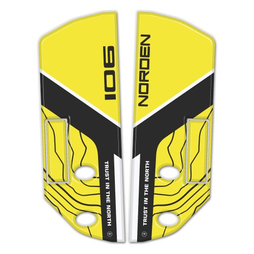 Pegatinas 3D Guardabarros moto High wing compatible con Husqvarna Norden 901 2