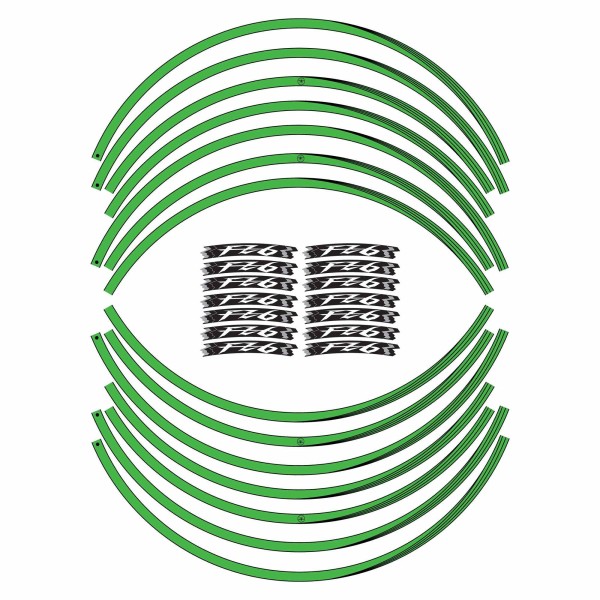 Pegatinas adhesivas para llantas de 17 "Motocicleta compatible con Yamaha FZ6