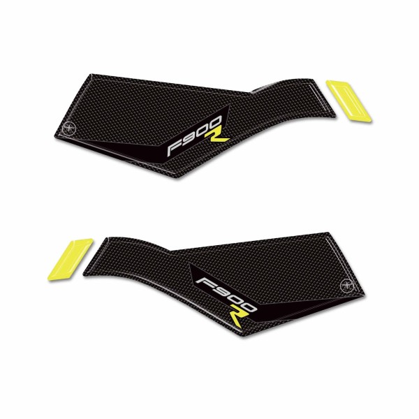 Pegatinas 3D Protectores laterales de depósito de moto compatibles con BMW F900 R Amarillo