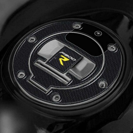 Sticker 3D tank cap protection motorbike compatible with BMW F900 R Yellow
