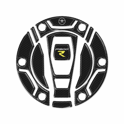 Adesivo Gel 3D Protezione Tappo Keyless moto compatibile con BMW F900 R Giallo 2