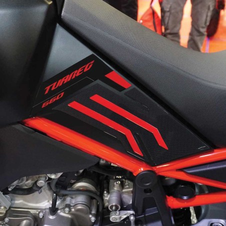 Tank side protectors 3D stickers compatible with Aprilia Tuareg 660 2024