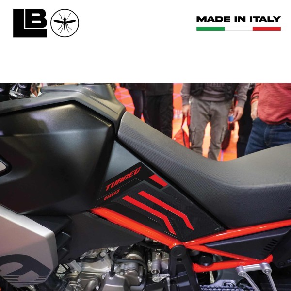 Protectores laterales de depósito adhesivos 3D compatibles con Aprilia Tuareg 660 2024