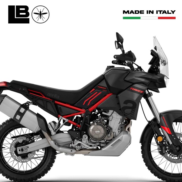 Protezioni laterali serbatoio Adesivi 3D compatibili con Aprilia Tuareg 660 2024