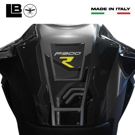 Kit di 3 Protezioni 3D adesivi serbatoio moto compatibili con BMW F900R Giallo