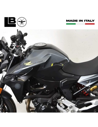 Kit di 3 Protezioni 3D adesivi serbatoio moto compatibili con BMW F900R Giallo