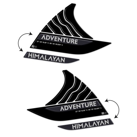 3D Adhesivos laterales del tanque de la motocicleta compatible con Royal Enfield Himalayan 450