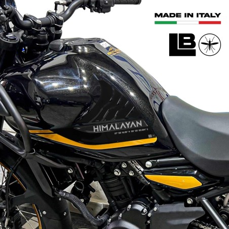 Adesivi 3D Laterali Serbatoio moto compatibili con Royal Enfield Himalayan 450