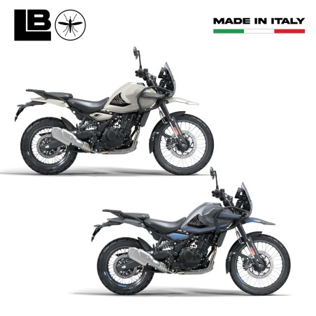 Adesivi 3D Laterali Serbatoio moto compatibili con Royal Enfield Himalayan 450