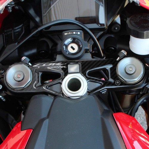 Adhesive Honda steering plate protection motorbike fork Cbr1000rr 2017-19 white