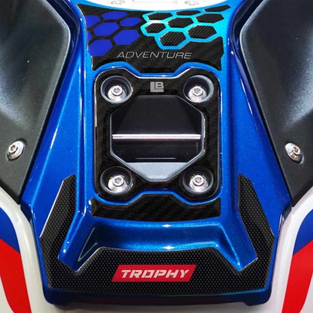 Protège réservoir supérieur adhésif 3D pour moto compatible avec BMW R 1300 GS Adventure