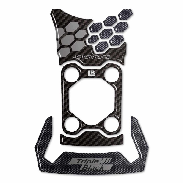 Protège réservoir supérieur adhésif 3D pour moto compatible avec BMW R 1300 GS Adventure