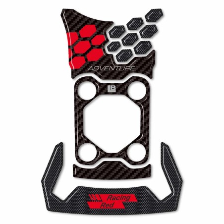 Protector de depósito alto adhesivo 3D compatible con BMW R 1300 GS Adventure