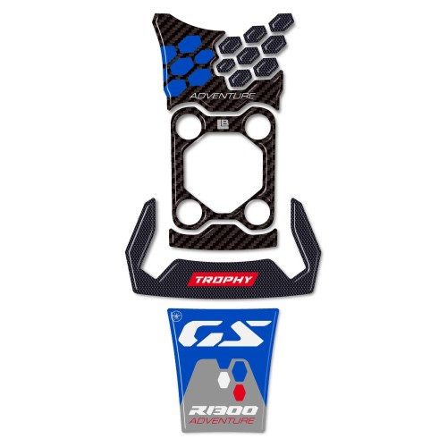 Kit Adesivi Paraserbatoio Protezione moto compatibile con BMW R1300 GS Adventure 2