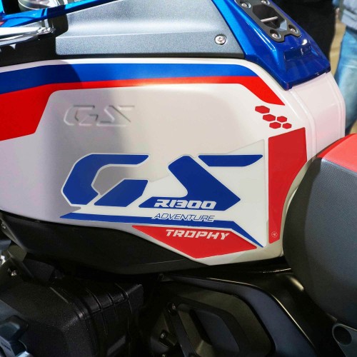 Adesivi Gel 3D Protezioni laterali moto compatibili con BMW R1300 GS Adventure