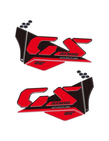 Adesivi Gel 3D Protezioni laterali moto compatibili con BMW R1300 GS Adventure
