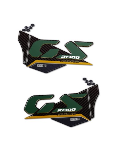 Adesivi Gel 3D Protezioni laterali moto compatibili con BMW R1300 GS Adventure