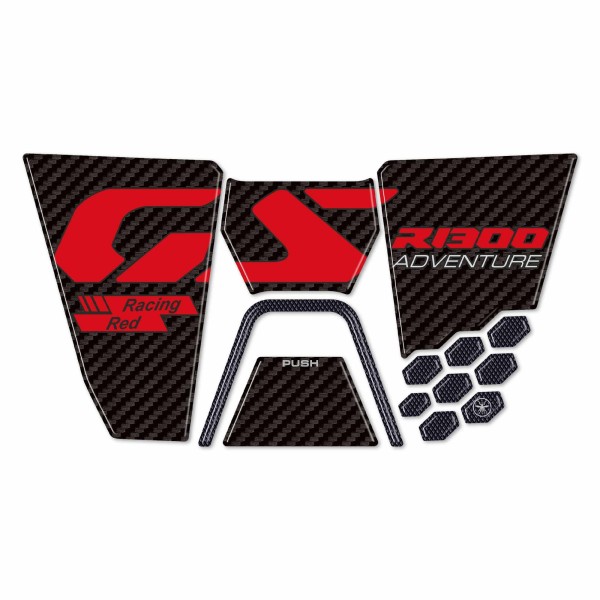 Adesivo 3D Sportellino Serbatoio moto compatibile con BMW R1300GS Adventure