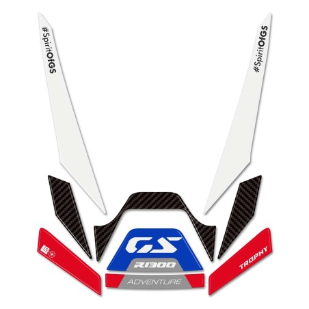 Motorbike Front Beak Protector 3D Sticker compatible with BMW R1300GS Adventure