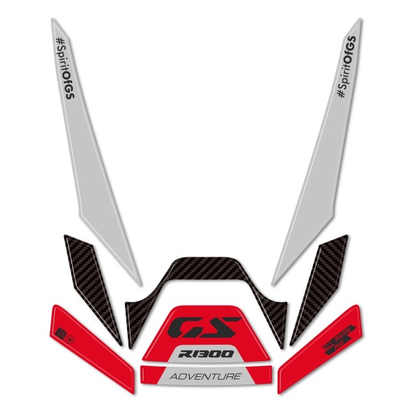 Protège bec avant moto 3D Sticker compatible avec BMW R1300GS Adventure