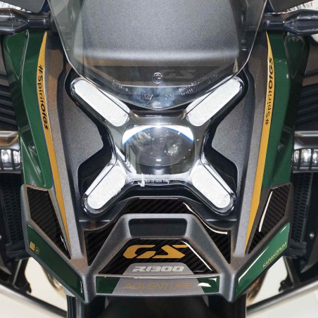 Motorrad Frontschutzbügel 3D Aufkleber kompatibel mit BMW R1300GS Adventure