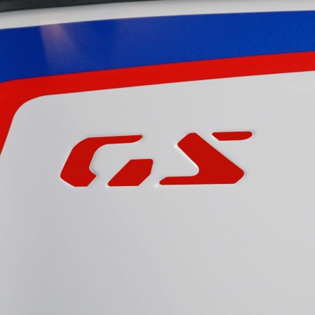 Coppia di adesivi prespaziati Scritta GS compatibile con BMW R1300GS Adventure