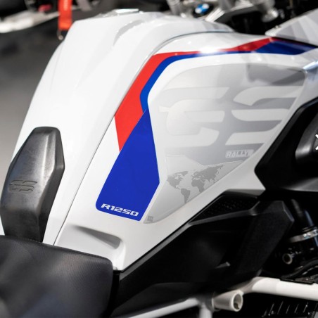 3D Aufkleber Motorradseitenprotektoren kompatibel mit BMW R1250 GS Rallye 2021-24