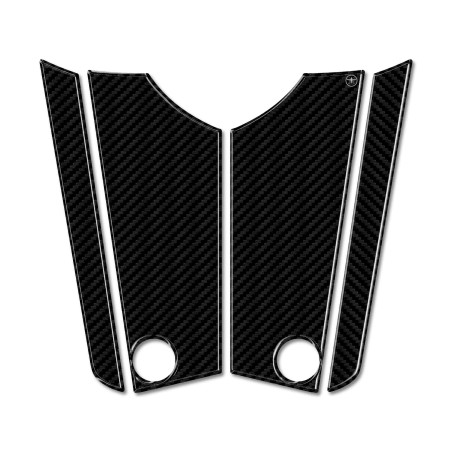 Adesivo Resin 3D Protezione Centrale Pedana Scooter compatibile con Kymco Ak550