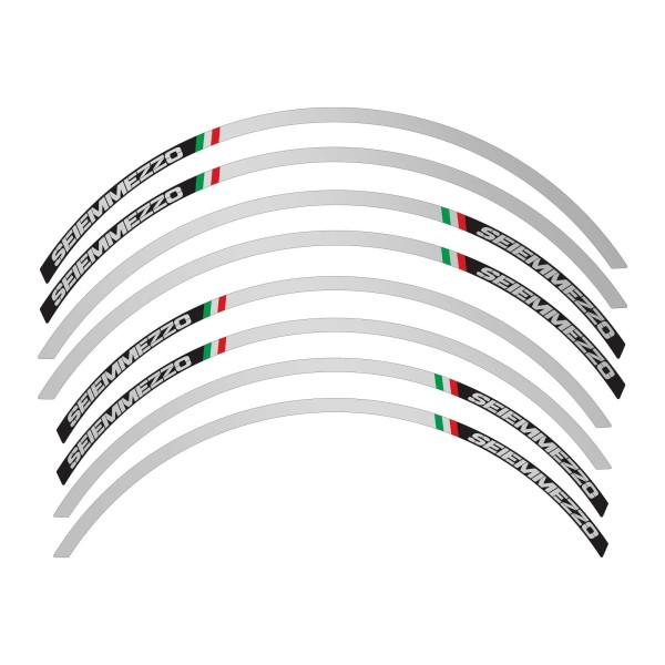 Kit de bandes adhésives pour jantes moto compatibles avec Moto Morini Seiemmezzo