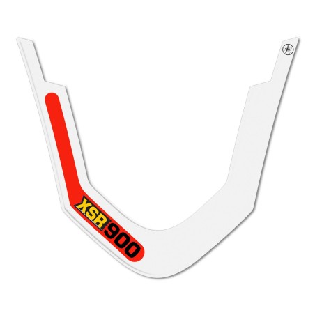 Adesivo 3D Protezione Parafango moto compatibile con Yamaha XSR900 Legend Red