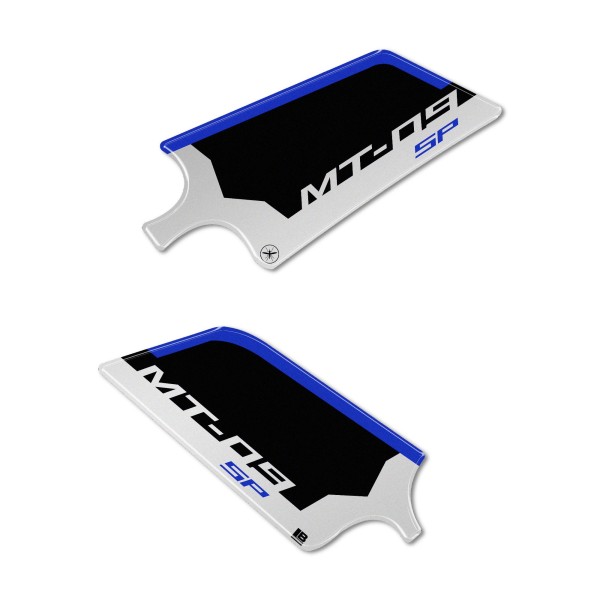 Pegatinas 3D Protectores de talón de moto compatibles con Yamaha MT-09 2024-2025