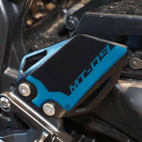Aufkleber 3D Motorrad Fersenschützer kompatibel mit Yamaha MT-09 2024-2025
