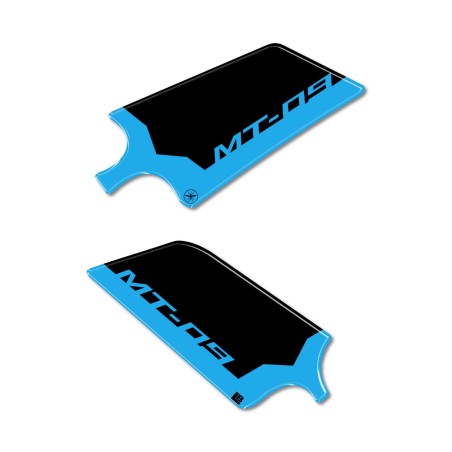 Stickers 3D Protecteurs de talons moto compatibles avec Yamaha MT-09 2024-2025