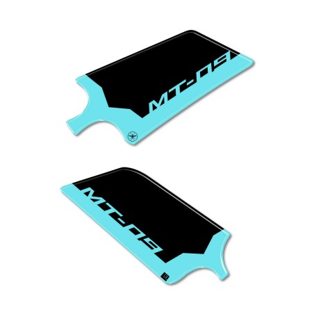 Adesivi 3D Protezioni Battitacco moto compatibili con Yamaha MT-09 2024-2025