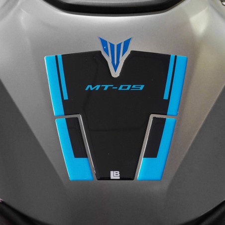 Protège réservoir adhésif 3D pour moto compatible avec Yamaha MT 09 2024-25