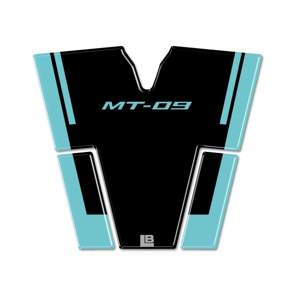 Protège réservoir adhésif 3D pour moto compatible avec Yamaha MT 09 2024-25