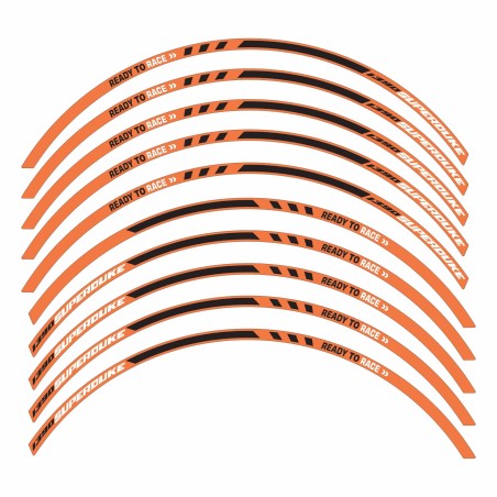 Bandes adhésives pour jantes moto 17 compatibles avec Ktm 1390 Super Duke R