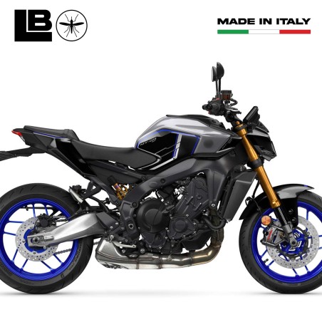 Stickers 3D Protections latérales moto compatibles avec Yamaha MT-09 2024-2025