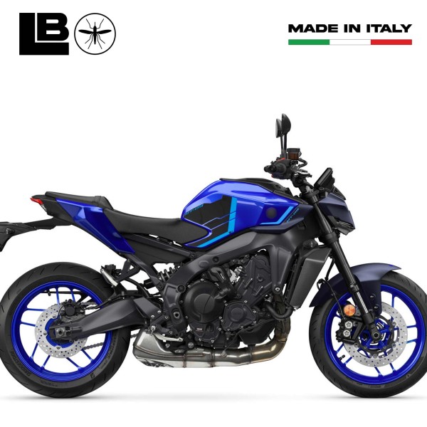 Adesivi 3D Protezioni Laterali moto compatibili con Yamaha MT-09 2024-2025
