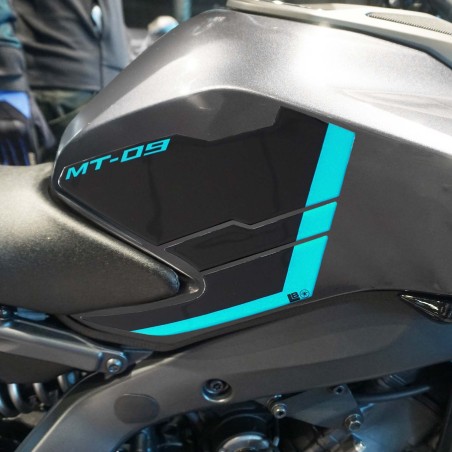 Stickers 3D Protections latérales moto compatibles avec Yamaha MT-09 2024-2025