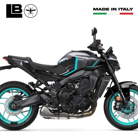 Stickers 3D Protections latérales moto compatibles avec Yamaha MT-09 2024-2025