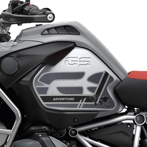 Pegatinas 3D Protectores laterales de depósito compatibles con BMW R1250GS Adventure