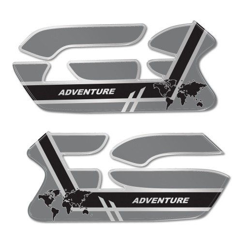 Pegatinas 3D Protectores laterales de depósito compatibles con BMW R1250GS Adventure 2