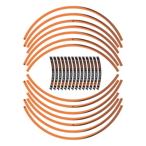 Autocollants de roues 17 compatibles avec Triumph Street Triple 765 RS 2