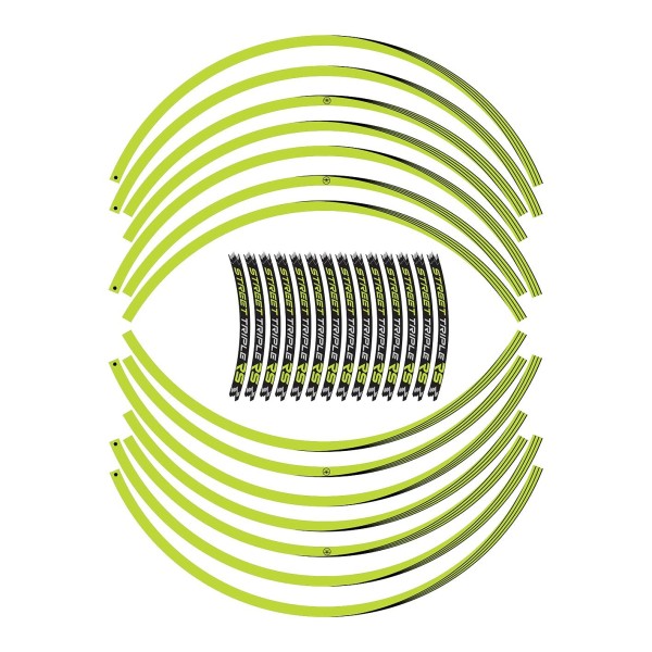 Wheel Stickers Wheels 17 compatible with Triumph Street Triple 765 RS