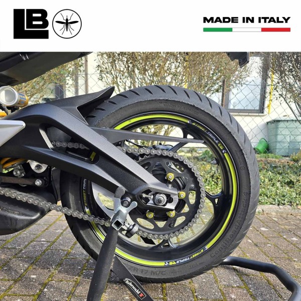 Radaufkleber Felgen 17 kompatibel mit Triumph Street Triple 765 RS