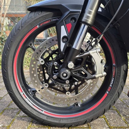 Wheel Stickers Wheels 17 compatible with Triumph Street Triple 765 RS