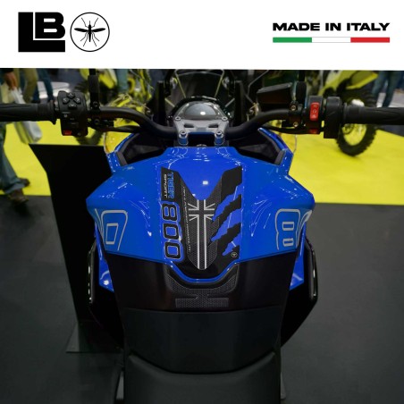 Paraserbatoio Protezione Adesivo 3D compatibile con Triumph Tiger 800 Sport 2025
